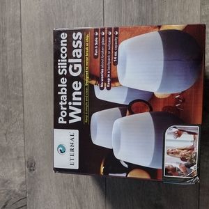 Silicone wine glasses